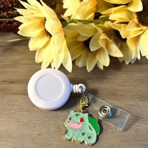 Pokemon Bulbasaur Badge Reel Charm